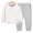 White + Grey, variant on Esaierr Toddler Kids Boys Girls Pullover Hoodies Sweatshirt 2pcs Set，18M-8Y Baby Clothes Fall Outfits Sweatshirt Pants Set Kids Winter Sweatsuit