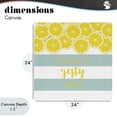thumbnail image 4 of Stupell Industries Rustic Lodge Zesty Citrus with Stripes Canvas Art, 24 x 24, by Anna Quach, 4 of 8