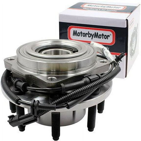 MotorbyMotor 515183 Front Wheel Bearing and Hub Assembly 4WD with 8 Lugs Fits for Ford F-250 Super Duty, Ford F-350 Super Duty (Single Rear Wheels) Hub Bearing