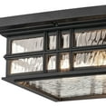 thumbnail image 2 of 49834BKT Kichler Lighting Beacon Square - 2 light Outdoor Flush Mount in Craftsman/Mission Style made with Climates Materials for Coastal, 2 of 3