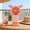 Pink, variant on JZCHUNTOY Cute Deer Shaped Handheld Mini Fan, Portable Rechargeable Personal Cooling Fan, 3 Speed Lightweight Quiet Strong Wind Fan, for Outdoor Travel Office Home Commute Use