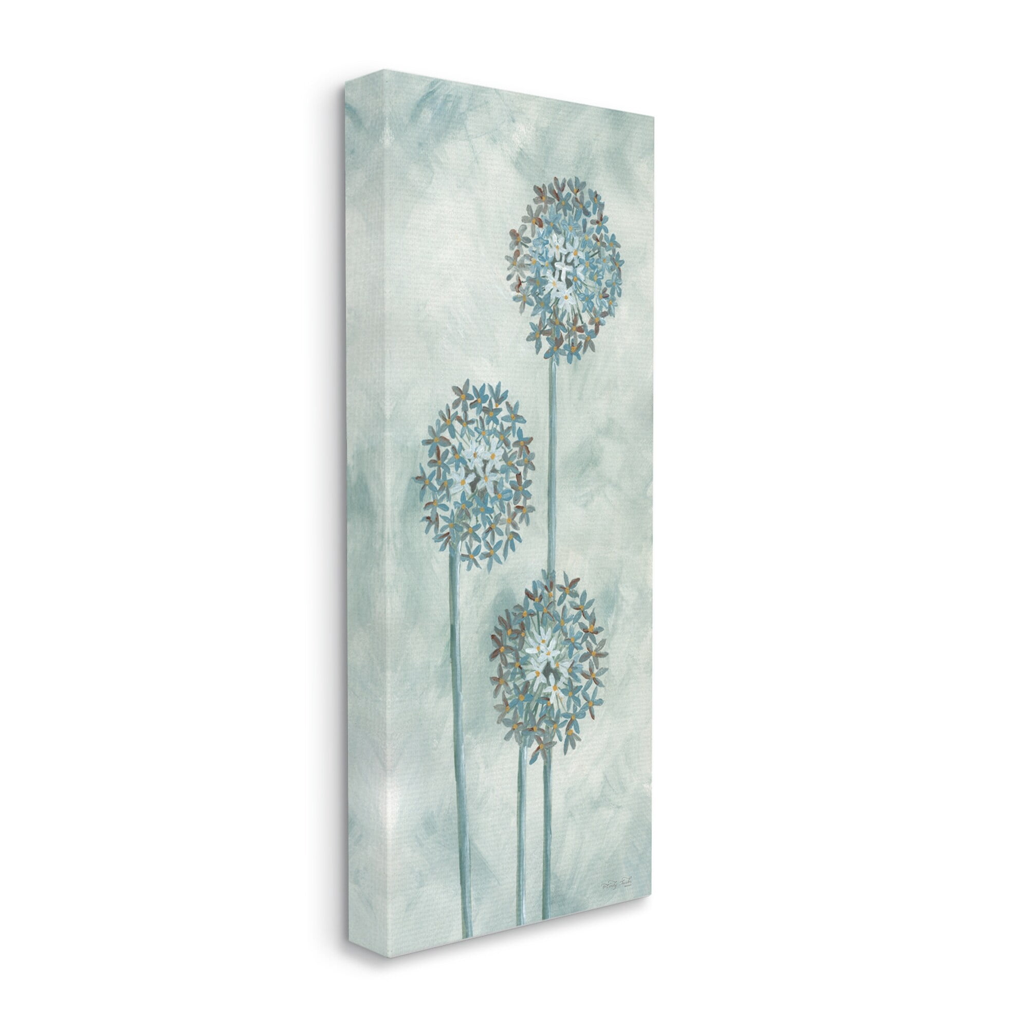 Stupell Industries Dandelion Flower Sprigs Wildflower Plant Nature Petals Painting Gallery Wrapped Canvas Print Wall Art, Design by Cindy Jacobs