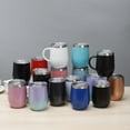 thumbnail image 2 of 12oz Coffee Mug Vacuum Insulated Camping Mug with Sliding Lid with/without Handle Double Wall Stainless Steel Travel Tumbler Cup Coffee Outdoor, 2 of 5