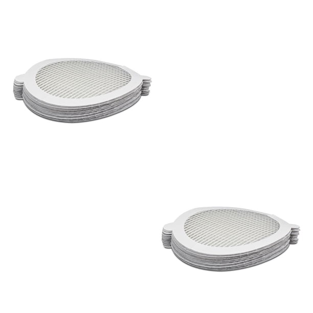 Pegatinas de malla de drenaje Inteprter 30 piezas trampa para el pelo de baño filtro autoadhesivo antibloqueo