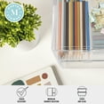 thumbnail image 4 of Martha Stewart Brody 2 Pack Plastic Stackable Office Desktop Organizer Boxes with Drawer, 6" x 7.5", 4 of 10