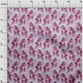 thumbnail image 3 of oneOone Cotton Cambric Pink Fabric Floral Dress Material Fabric Print Fabric By The Yard 56 Inch Wide, 3 of 5