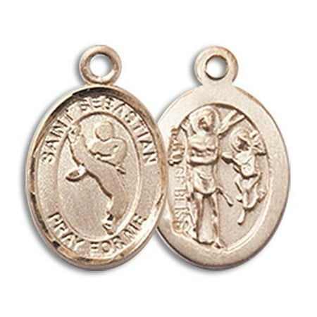 - St. Sebastian / Martial Arts Medal in 14 KT Gold Filled