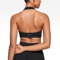 thumbnail image 2 of Top INGIA Halter Longline Acolchado con Espalda Baja para Yoga Negro XS, 2 of 5