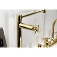 thumbnail image 4 of Kingston Brass KS4702DX Concord Deck Mount Pot Filler Faucet, Polished Brass, 4 of 8