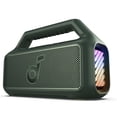 thumbnail image 1 of soundcore Boom 2 de Anker, altavoz para exteriores, 80 W, subwoofer, BassUp 2.0, tiempo de reproducción 24 h, resistente al agua IPX7, flotante, luces RGB, USB-C, ecualizador personalizado, Bluetooth, 1 of 5