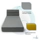 thumbnail image 4 of Sofá Cama Plegable - Individual - Gris MEMORY FOAM HOME SOFA CAMA COZY, 4 of 10