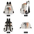 thumbnail image 4 of FORMRS Mini Backpack Purse for Women Quilted Travel Daypack Casual Shoulder Bag, White Astronaut, 4 of 7