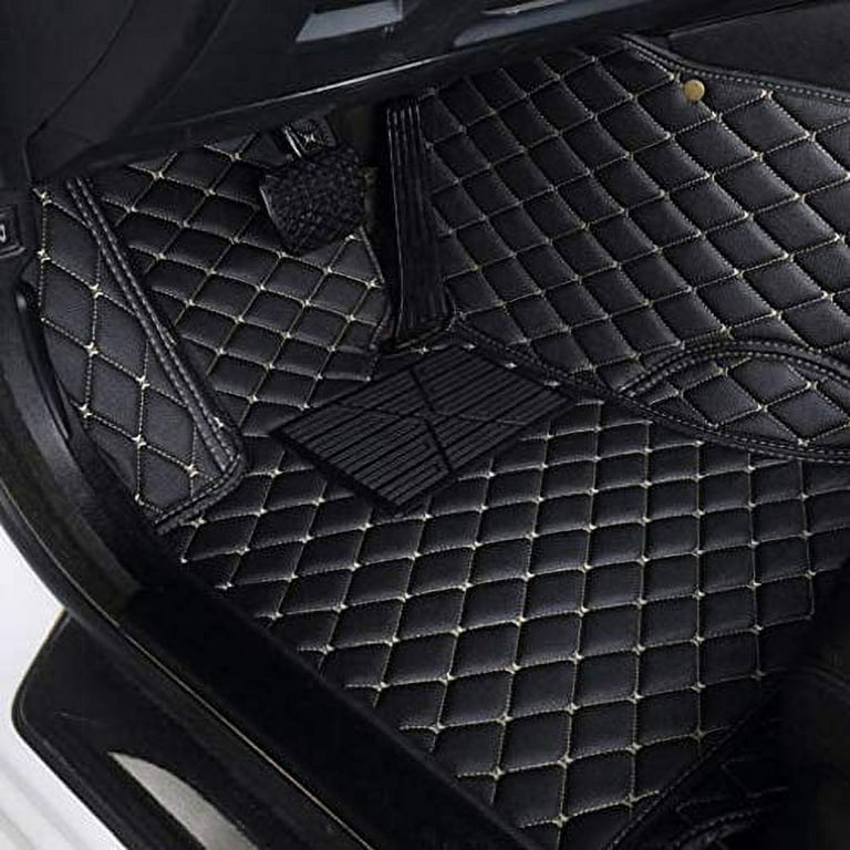 Oukaning Waterproof car floor mat luxury custom floor liner for