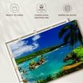 thumbnail image 6 of Elephant Stock Hana Beach Wall Art - Horizontal Canvas Wall Art - Living Room Wall Decor - Beach Canvas - Blue And Green Decor - 12" x 8", 6 of 8