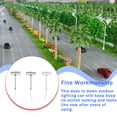 thumbnail image 4 of Model Layout Lights Double-Heads Outdoor Garden Lamps Scale Mini Miniature Lamppost Yards Table Train Street Decorations Gray（1:150）（Warm）, 4 of 9