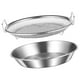 thumbnail image 5 of Filtros de aceite para freír, bandeja colador de acero inoxidable, bandeja multifuncional para verduras, recipiente para aperitivos, rejilla para 26cm, 5 of 8