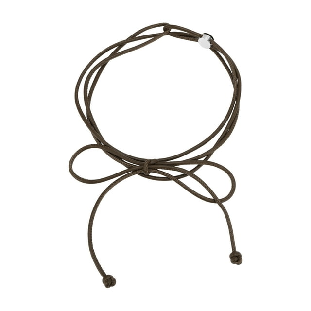 Ofertas Únicas 1 Pc Cinturón de Festival con Hebilla Elegante Cuerda Ajustable para Mujeres Marrón