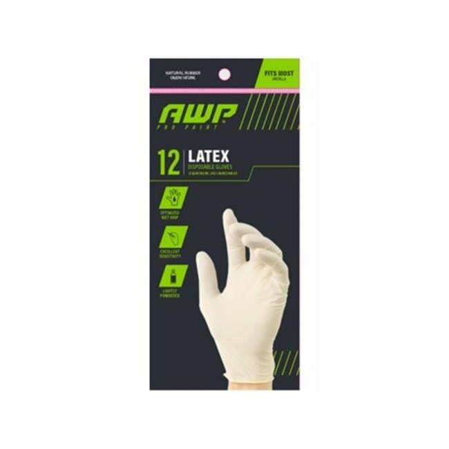 Big Time Products 114545 Disposable Latex Gloves One Size Fits Most