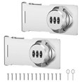 thumbnail image 1 of Cabinet Door Lock Anti-Theft Password Lock Clothes Locker Double Door Buckle Push-Pull Belt Lock Card Drawer Lock, 1 of 5