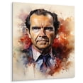 thumbnail image 2 of Designart "Presidential Nixon Visage IX" President/Political Metal Wall Decor, 2 of 5