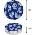 thumbnail image 1 of FMSHPON Octopus Set of 4 Round Coaster for Drinks, Absorbent Ceramic Stone Coasters Cup Mat with Cork Base for Home Kitchen Room Coffee Table Bar Decor, 1 of 6