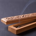 thumbnail image 6 of Clearance Now! Incense Holder Wood Incense Stick Holder Burning Incense Box Burner Ash Catche< X0Y7, 6 of 8