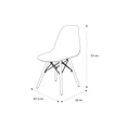 thumbnail image 2 of SILLA REPLICA EAMES DIB MSI002-1000/100 BLANCA, 2 of 3