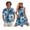 Blue Vintage Palm Tree, variant on Matching Hawaiian Outfits for Couples Tropical Palm Tree Couple Matching Outfits for Beach Seaside Breathable Womens Summer Dresses Soft and Comfortable
