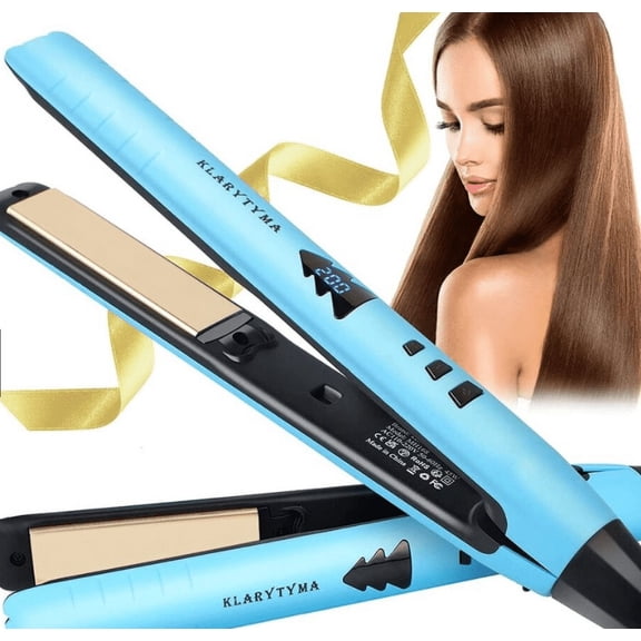 Mnsyflns 2in1 Hair Straightener Curler Ceramic Plates Straightener Iron Salon Hair Styler