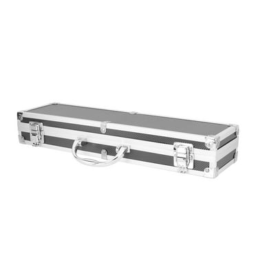 Melantax Multifunctional Tool Storage Box Portable Aluminum Tool Box Heavy Duty Tool Container