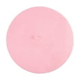 thumbnail image 2 of Only Moment All season hat Traditional French Painter Beret, Thickened Wool Knitted Beanie, Solid Color Warm Retro Cap for Adult All-Day Wear Hot Pink,M, 2 of 3