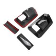 thumbnail image 4 of 4Pcs/Set Poignée de Porte Intérieure Garnitures de Couverture de Fibre de Carbone Voiture Accessoire Adapté pour HiAce 2019, 4 of 8