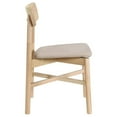thumbnail image 2 of Pemberly Row Mid-Century Wood Dining Chairs White Washed and Tan, 2 of 14