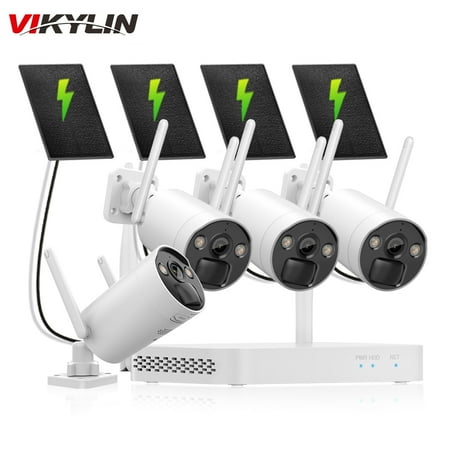 

8CH Wireless CCTV System Home safe security IP camera system kit Solar Camera wifi CCTV system lot