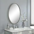 thumbnail image 4 of Uttermost Sherise Brushed Nickel Oval Mirror, 4 of 5