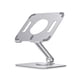 thumbnail image 2 of Injueey Soporte plegable para tableta Rotación Multi-ángulo Soporte ajustable Escritorio de oficina Manos libres para computadora portátil Electrónica Plata, 2 of 6