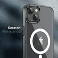 thumbnail image 7 of JETech Magnetic Case for iPhone 13 6.1-Inch Compatible with MagSafe Wireless Charging, Shockproof Phone Bumper Cover, Anti-Scratch Clear Back (Black), 7 of 7
