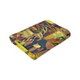 thumbnail image 3 of Retro Abstract Notes Throw Blanket, Anti-Pilling Ultra-Soft Micro Fleece Cover Blanket for Bed Sofa, for All Seasons, 40"x30", 3 of 9