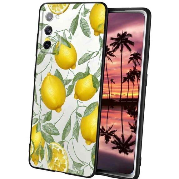 Compatible with Samsung Galaxy S20 FE Phone Case, Lemon-Fruits-176 Case Men Women, Flexible Silicone Shockproof Case for Samsung Galaxy S20 FE