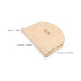 thumbnail image 4 of ETHZZLE Self-Adhesive Wooden Fairy Door Outlet Cover Plate for Home Decor, 4 of 7