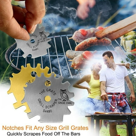 

Tiitstoy Multifunction Barbecue Cleaning Tool Stainless Steel Cleaning Blade
