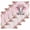 Pink, variant on Cute Elephant Kitchen Dish Towels for Drying Dishes Set of 2, Spring Floral Botanical Animal Watercolor Waffle Weave Microfiber Hand Tea Bathroom Towels Quick Dry & Absorbent Towel 12x12