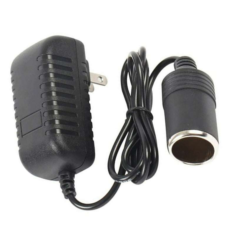 cigarette lighter socket for home SPRING PARK Portable Home 220V to 12V Car Cigarette Lighter Socket Adapter  Converter Cable