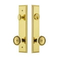thumbnail image 3 of Grandeur Carsol_Tp_Eset_238 Carre Solid Brass Tall Plate Single Cylinder Keyed Entry Set -, 3 of 6