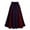 Purple, variant on Puntoco Women Plus Size Clearance,Women Plus Size Lace Patchwork High Waist Midi Skirt Gothic Pleated Skirt Black M(M)