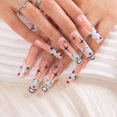 thumbnail image 3 of Presiona Nails, un adorable payaso con cristales completamente cubiertos, 3 of 7