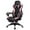 Pink, variant on Gymax Office Computer Desk Chair Gaming Chair Adjustable Swivel w/Footrest Pink