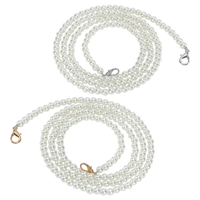 Bag Strap, Chain Accessories DIY Pearl Beads Decorative Beautiful For Mobile Phones For Jewelry 30 Cm,60 Cm,1 Meter,1.2 Meters