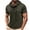 Army Green, variant on Men's Hooded Short Sleeve Shirts Drawstring Hood Pullover Chest Dual Pocket Hoodies Quick Dry Breathable Outdoor Casual Sports Top Gray XXL