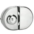 thumbnail image 1 of Door Hardware Parts, Easy To Install Glass Door Lock Stainless Steel Brushed Process  For Living Room For Family Home For Flat Door, 1 of 8